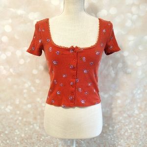 Forever21 Boho Crop Top